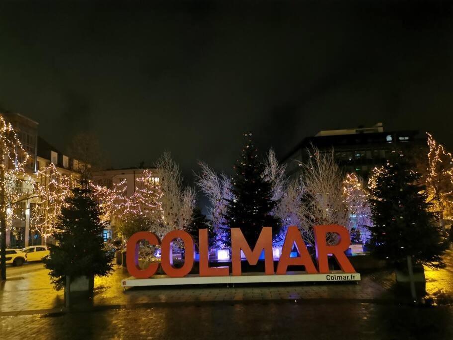 Logement Colmar Centre Avec Parking Buitenkant foto