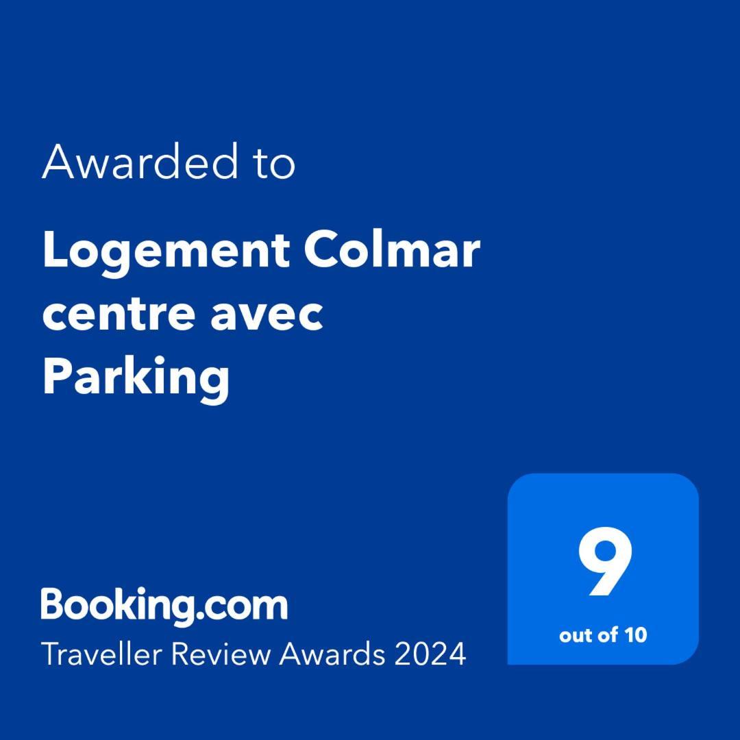 Logement Colmar Centre Avec Parking Buitenkant foto