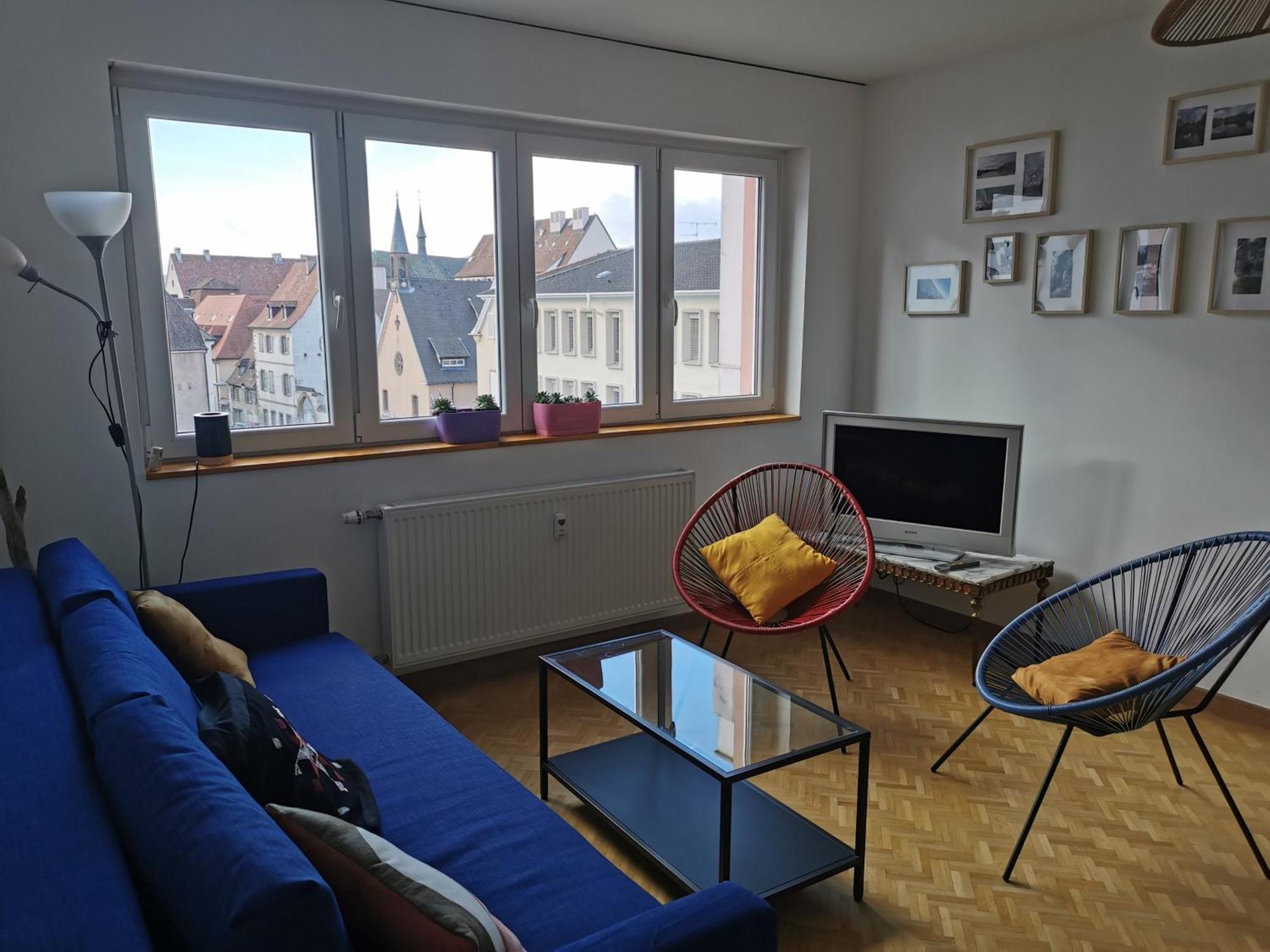 Logement Colmar Centre Avec Parking Buitenkant foto